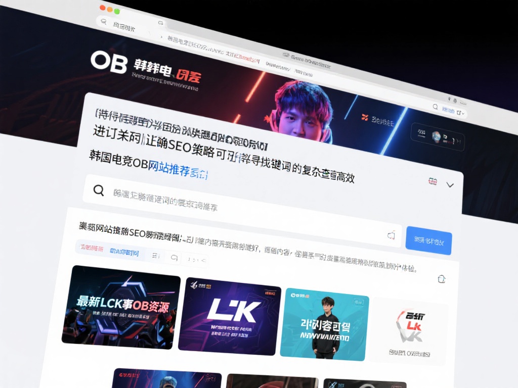 全面汇总：韩国电竞OB热门网址查询宝典